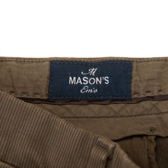Mason’s Sage Green Stretch Twill New York Pants - Picture 4 of 7